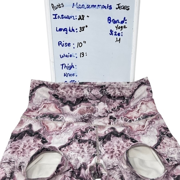 Define Your Inspiration Python Watercolor Print High Rise Yoga Leggings Size M - Picture 5 of 10